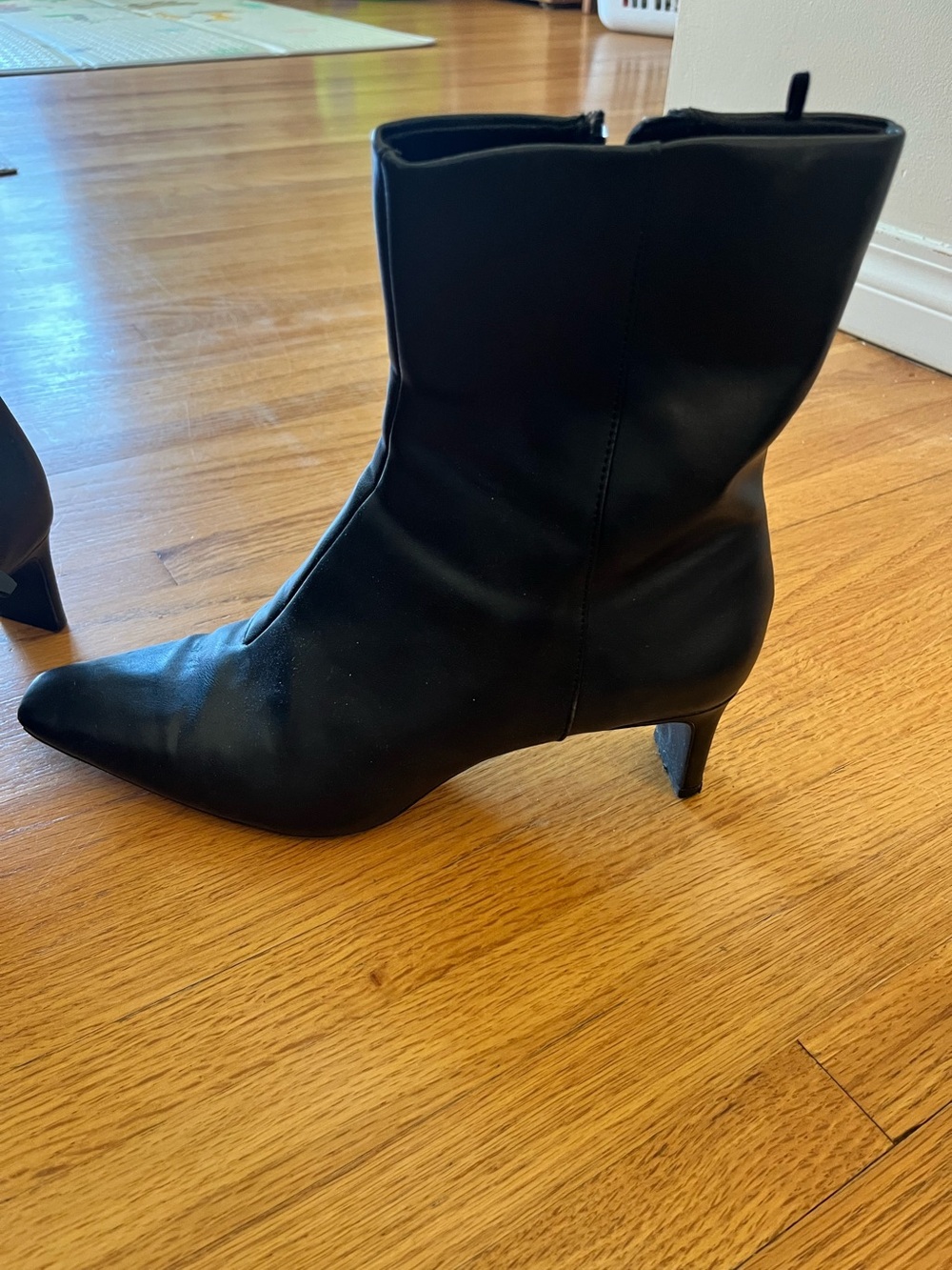 H&M Black Square toe Ankle Boots - size 41